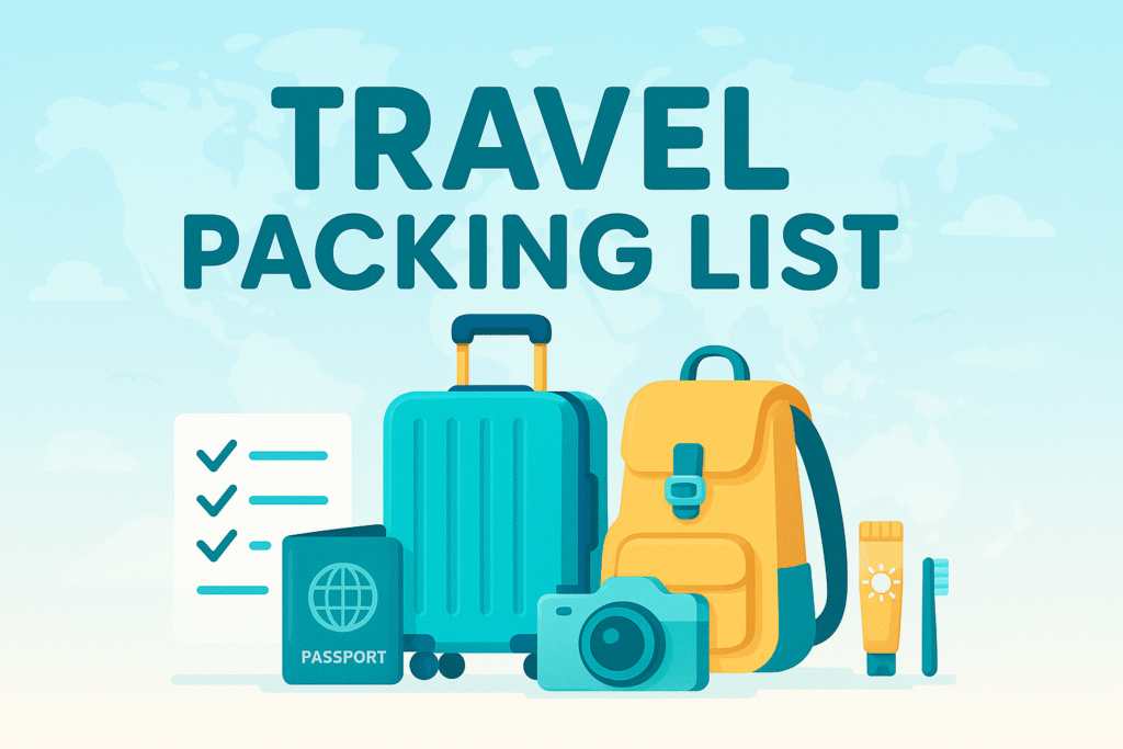 Essential Travel Packing List for Every Trip (2025 Guide)